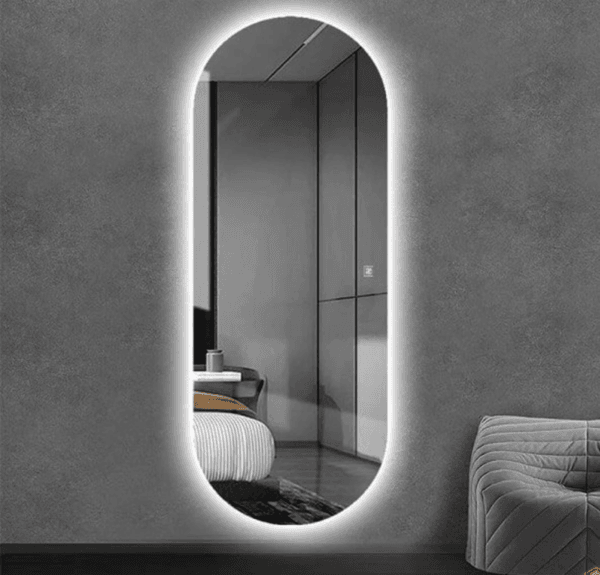 Miroir LED Arqué